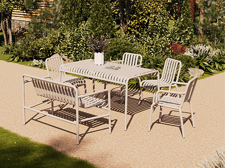 Стул без подлокотников Flow | Высота: 0,58 м.